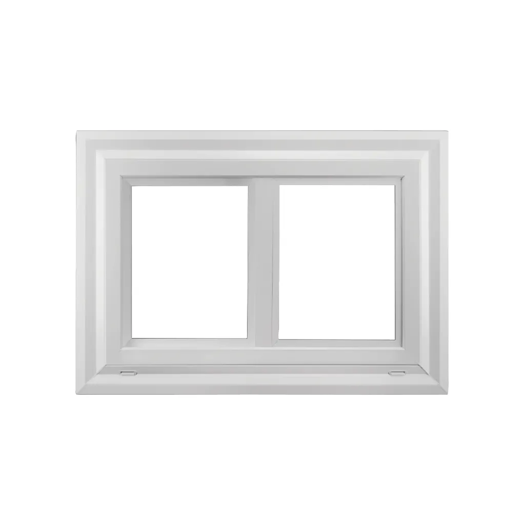 The building features a variety of GS Series windows, including: Horizontal Sliding Windows, Double Hung Windows, Single Hung Windows, Casement & Awning Windows, Picture Windows.
