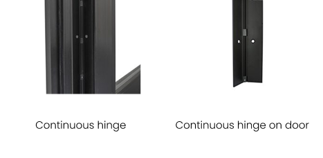 French swing door handle