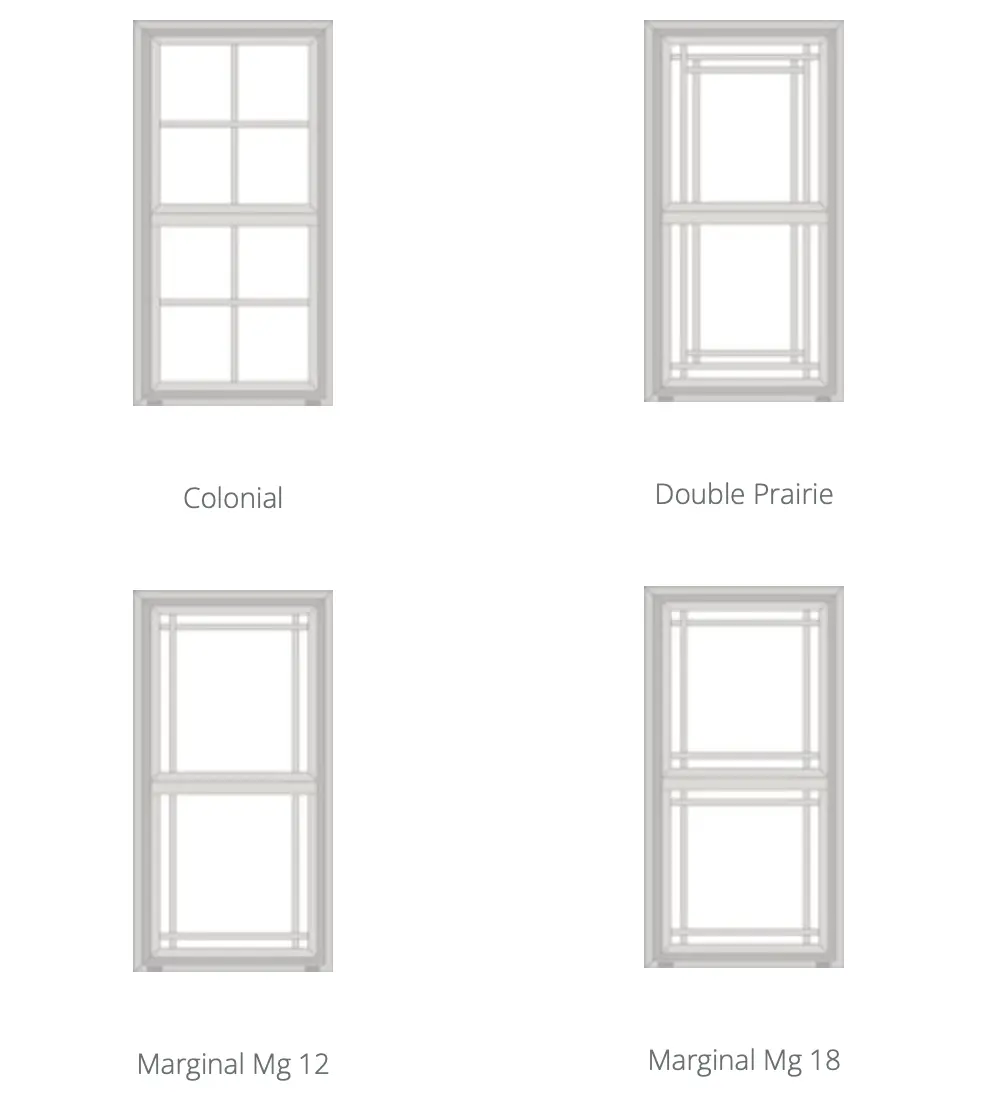 Marginal Window Aluminum Tilt-in Single Hung Windows