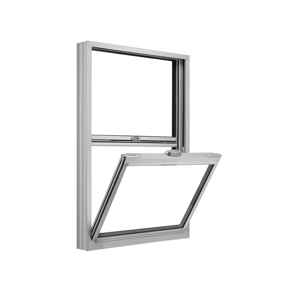 aluminum single hung window diagram